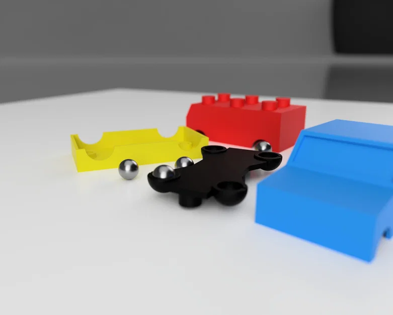 ModularBallCar – Xe mini từ tính với bi thép 10 mm | Đế tùy chỉnh + 3 vỏ xe thay thế - Image 7