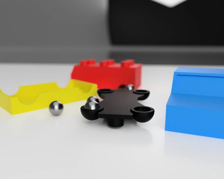 ModularBallCar – Xe mini từ tính với bi thép 10 mm | Đế tùy chỉnh + 3 vỏ xe thay thế - Image 8