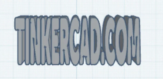 Mô hình bảng hiệu trang trí Tinkercad.com in 3D - Image 1