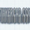 Mô hình bảng hiệu trang trí Tinkercad.com in 3D - Thumbnail 2