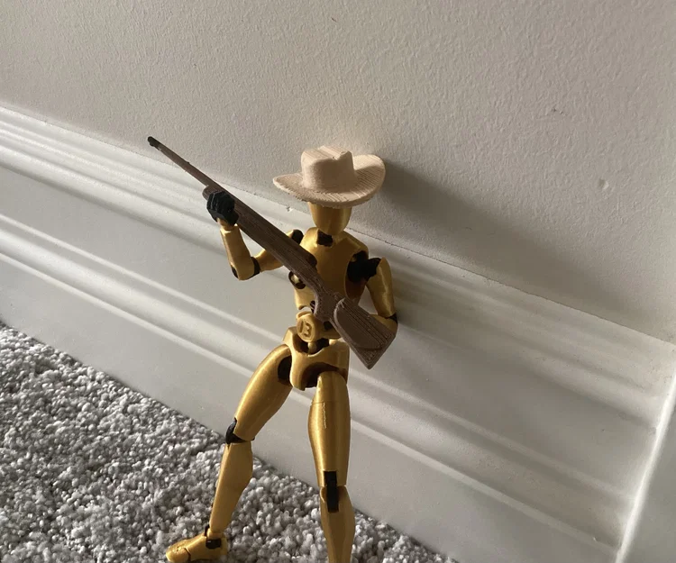 Mũ Cao Bồi In 3D Độc Đáo Cho Mô Hình Carbon 13 - Image 5