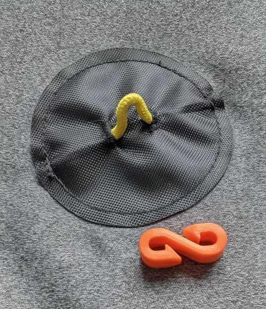 S-Clips dùng cho dây Paracord/Shock cord 2.5mm - Image 1