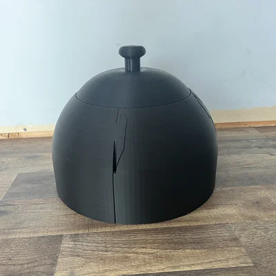 Nắp đậy cho thùng rác làm từ xô 5 gallon