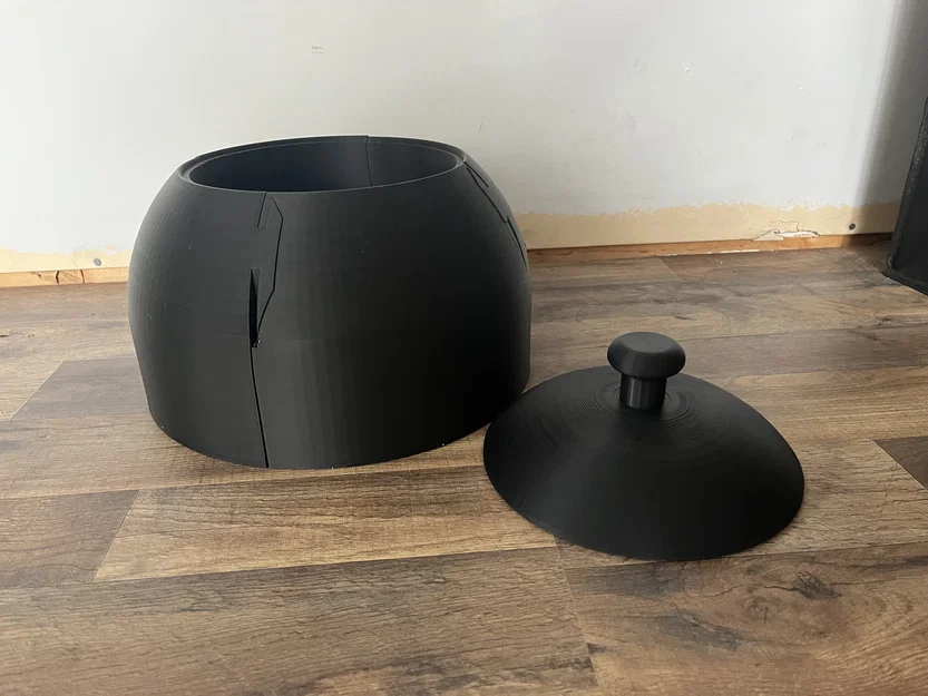 Nắp đậy cho thùng rác làm từ xô 5 gallon - Image 3