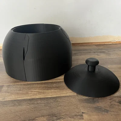 Nắp đậy cho thùng rác làm từ xô 5 gallon