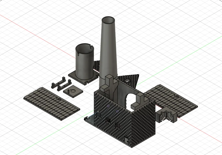 Mô hình ống khói Goblin (Goblin factory smoker) - Image 1