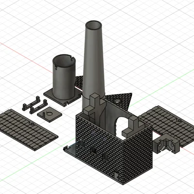 Mô hình ống khói Goblin (Goblin factory smoker)