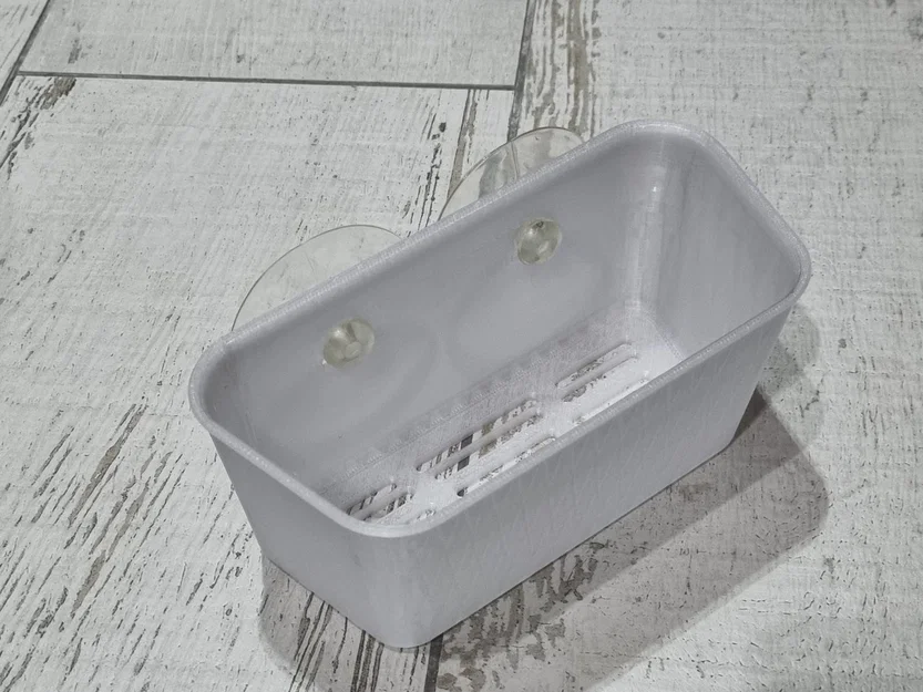 Khay Đựng Bông Rửa Chén Gắn Tường Tiện Lợi (Suction Cup Sink Organizer) - Image 2