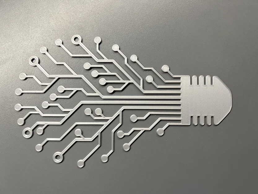 Tranh treo tường 3D hình bóng đèn mạch điện tử độc đáo - Image 1