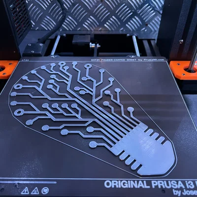 Tranh treo tường 3D hình bóng đèn mạch điện tử độc đáo