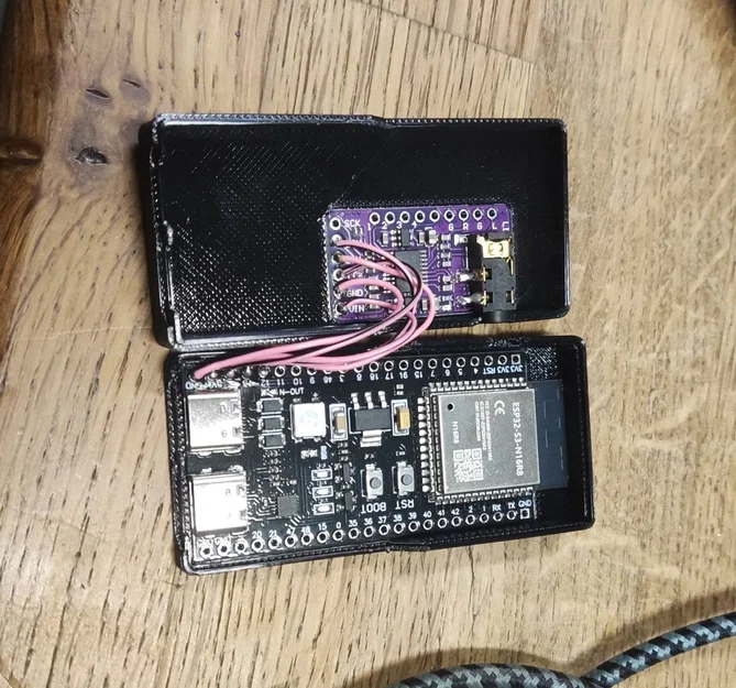 Hộp Đựng ESP32S3 và PCM5102 Tự In 3D Gọn Gàng - Image 1