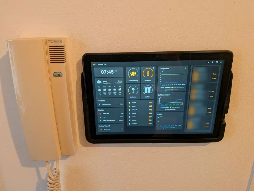 Giá treo tường cho Fire HD 10 2023 (có thể tháo rời) - Image 1