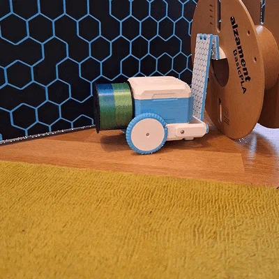 Otto the Spool Transporter - Robot vận chuyển cuộn nhựa cho Otto