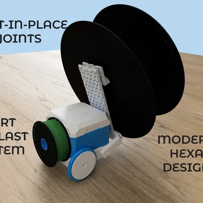 Otto the Spool Transporter - Robot vận chuyển cuộn nhựa cho Otto