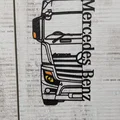 Mô hình trang trí treo tường xe tải Mercedes Actros 3D độc đáo - Thumbnail 1