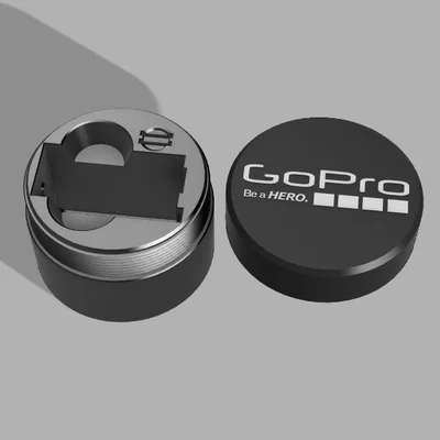 Hộp Đựng GoPro HERO 4K (2024) Nhỏ Gọn Có Nắp Vặn