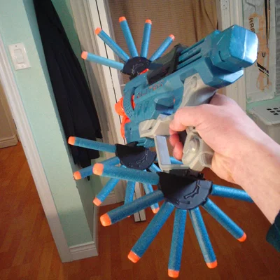 Giá đỡ đạn kiêm khiên chắn Dart Shield cho Nerf n Strike