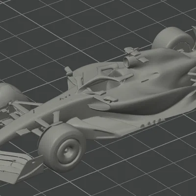 Mô hình xe đua McLaren F1 in 3D chi tiết cho người đam mê tốc độ
