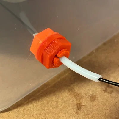 Đầu dẫn nhựa cho Drybox sử dụng ống PTFE (Filament Guide)