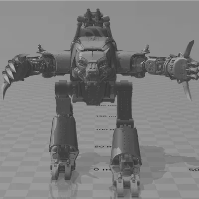 Werewolf Titan - Chiến thần hào hùng phong cách WH40k