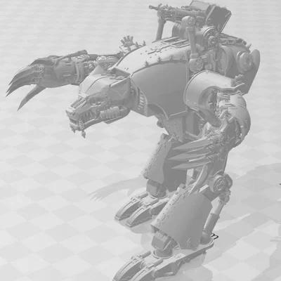 Werewolf Titan - Chiến thần hào hùng phong cách WH40k