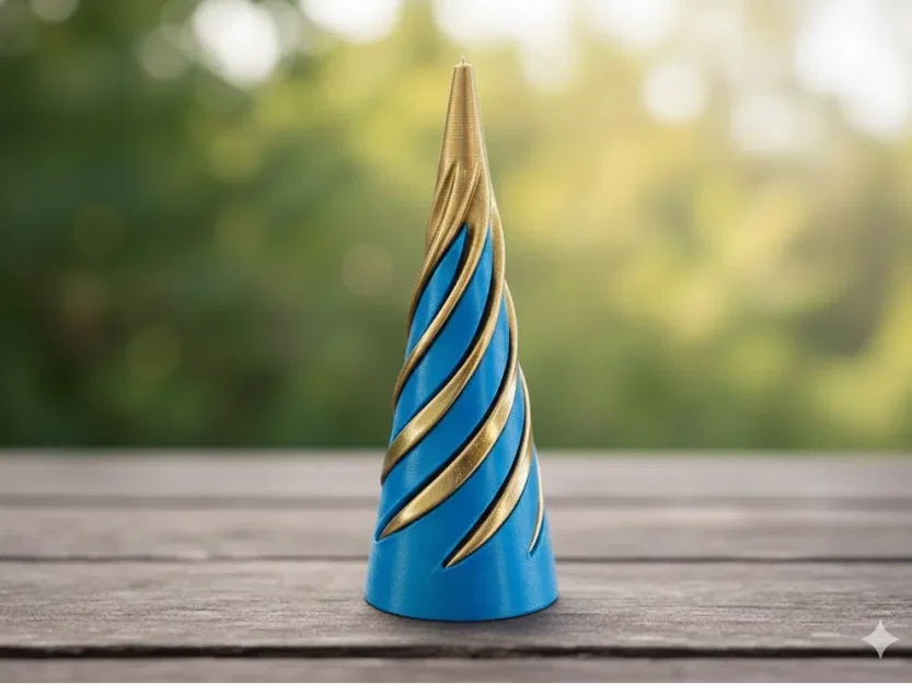 Mô hình trang trí xoắn ốc (Fidget Decor) in 3D tinh tế - Image 1