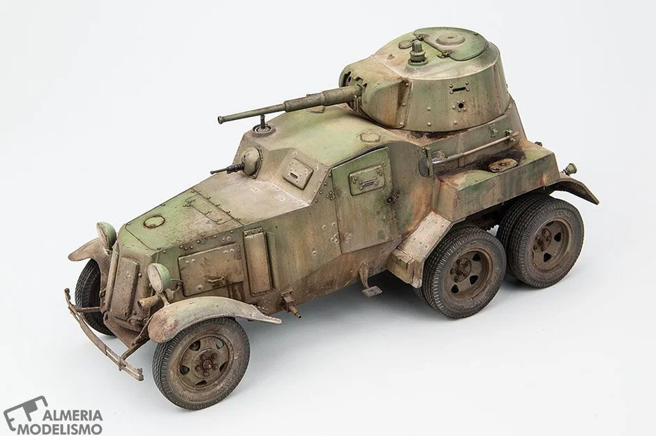 Mô hình 3D xe bọc thép hạng trung Liên Xô BA-10 - Image 2