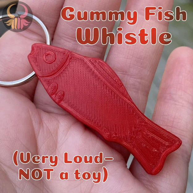 Còi Cá Dẻo (Gummy Fish Whistle) - Image 1