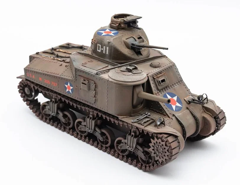 Mô hình xe tăng M3 Lee (1941-1955) in 3D chi tiết cực đỉnh - Image 2