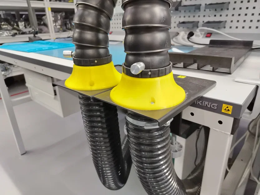 Bộ giá đỡ ống hút khói 3D bền bỉ cho bàn kỹ thuật - Image 1