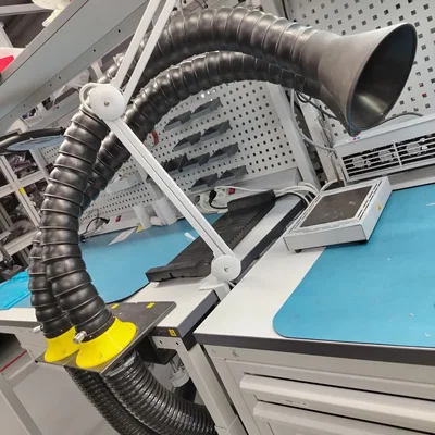 Bộ giá đỡ ống hút khói 3D bền bỉ cho bàn kỹ thuật