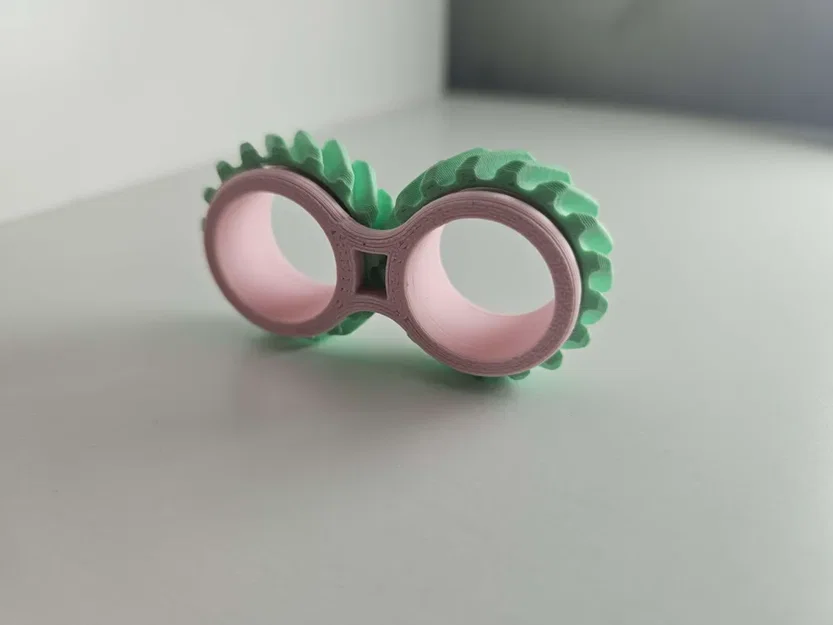 Nhẫn xoay bánh răng Fidget Gear Ring độc đáo giải tỏa căng thẳng - Image 1