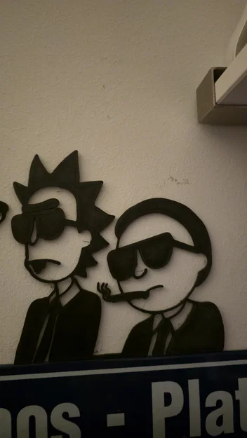 Mô hình trang trí tường Rick and Morty cực chất cho fan - Image 1