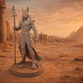 Mô hình tượng thần Anubis 3D: Tinh xảo và đầy huyền bí - Thumbnail 1