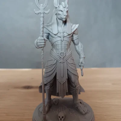 Mô hình tượng thần Anubis 3D: Tinh xảo và đầy huyền bí