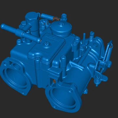 Bản scan 3D bộ chế hòa khí Mikuni PHH 40