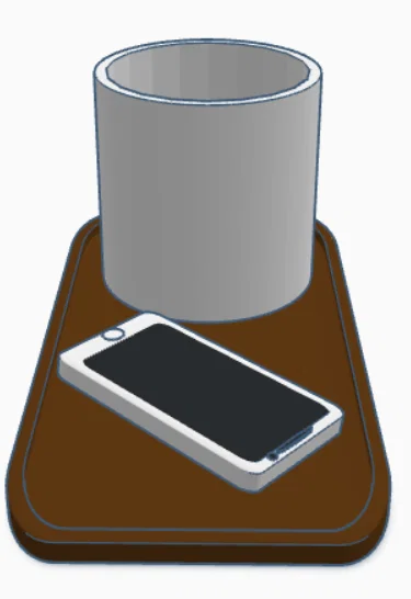 Bộ cốc và khay lót để bàn in 3D tiện dụng - Image 4