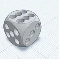 Mô hình xúc xắc 6 mặt (6-sided dice) in 3D cực chuẩn - Thumbnail 2