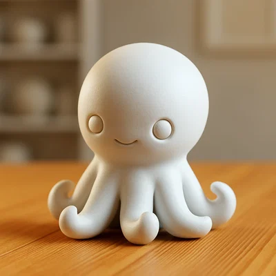 Mô hình chú bạch tuộc (Octopus) dễ thương trang trí bàn làm việc