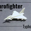Eurofighter Typhoon - Mô hình máy bay tiêm kích mini in 3D không cần support - Thumbnail 1