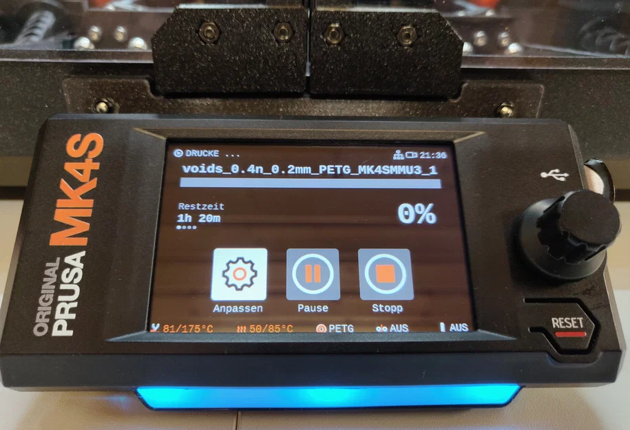 Bộ khuếch tán đèn LED trạng thái cho Original Prusa XL/MK4S (Bản Remix) - Image 1