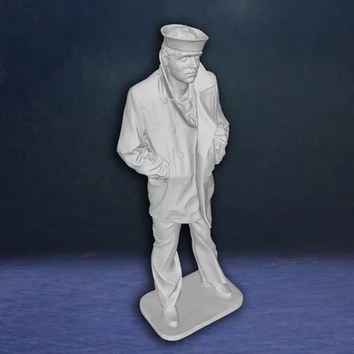 Tượng mô hình 3D Lone Sailor Memorial - Người thủy thủ cô độc