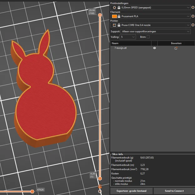 Mô hình thỏ Phục sinh trong trứng trang trí 3D dễ thương - Image 3