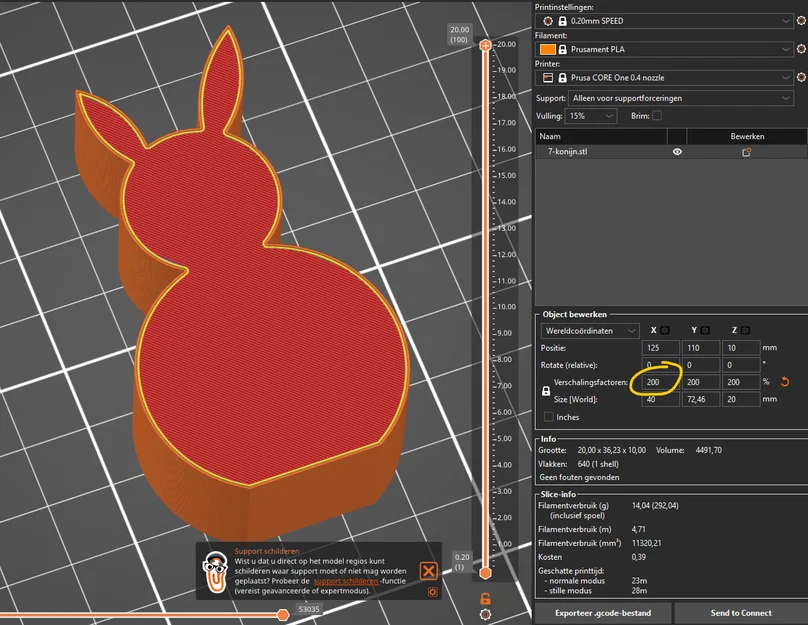 Mô hình thỏ Phục sinh trong trứng trang trí 3D dễ thương - Image 5