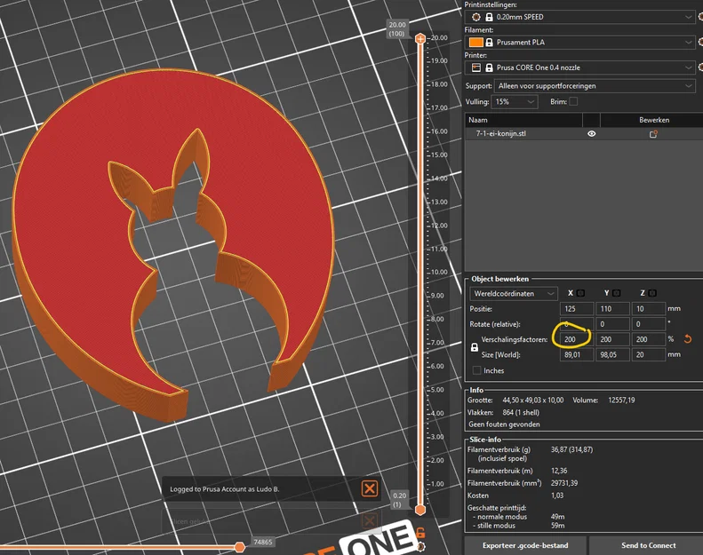 Mô hình thỏ Phục sinh trong trứng trang trí 3D dễ thương - Image 6