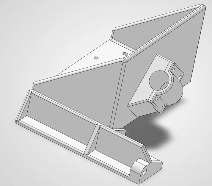 Ngàm gắn PXN SF U Shifter cho Playseat Challenge X kèm file STEP - Image 1