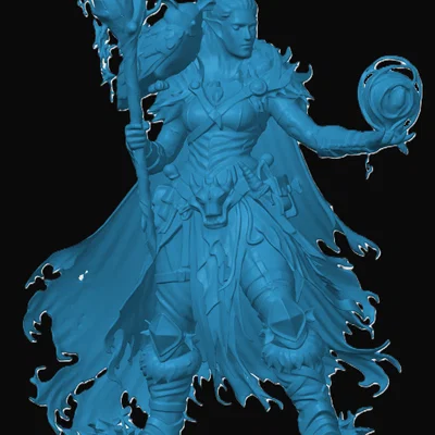 Mô hình Goliath Druid cho game RPG