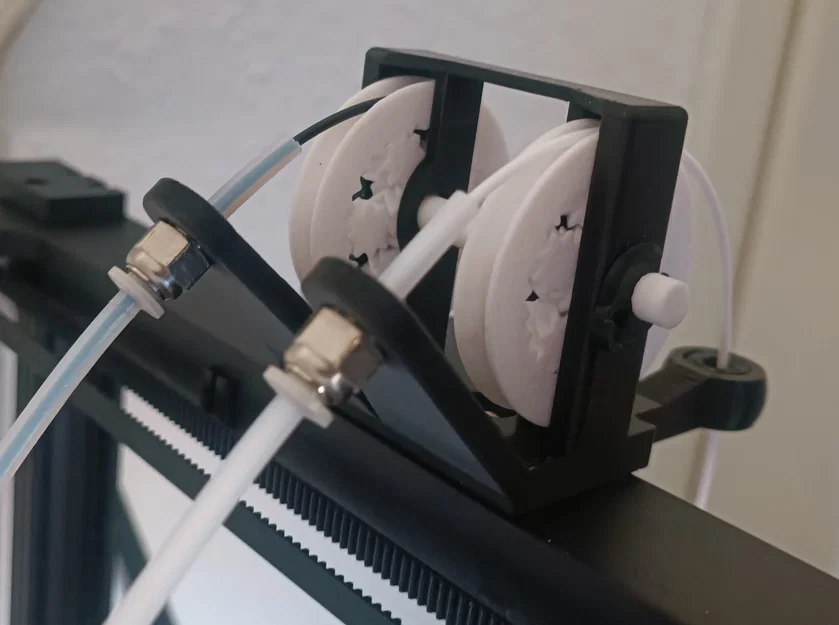 Bộ dẫn hướng nhựa kép cho Ender 3 V3 SE KE (Double Filament Guide) - Image 2