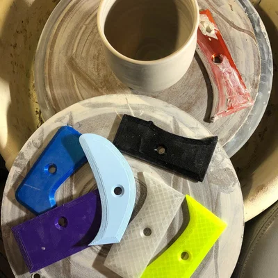 Dụng cụ tạo hình gốm (pottery ribs) - Tự thiết kế bất kỳ hình dáng nào với OpenSCAD