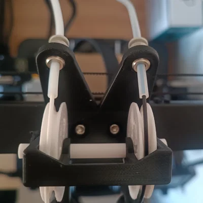 Bộ dẫn hướng nhựa kép cho Ender 3 V3 SE KE (Double Filament Guide)